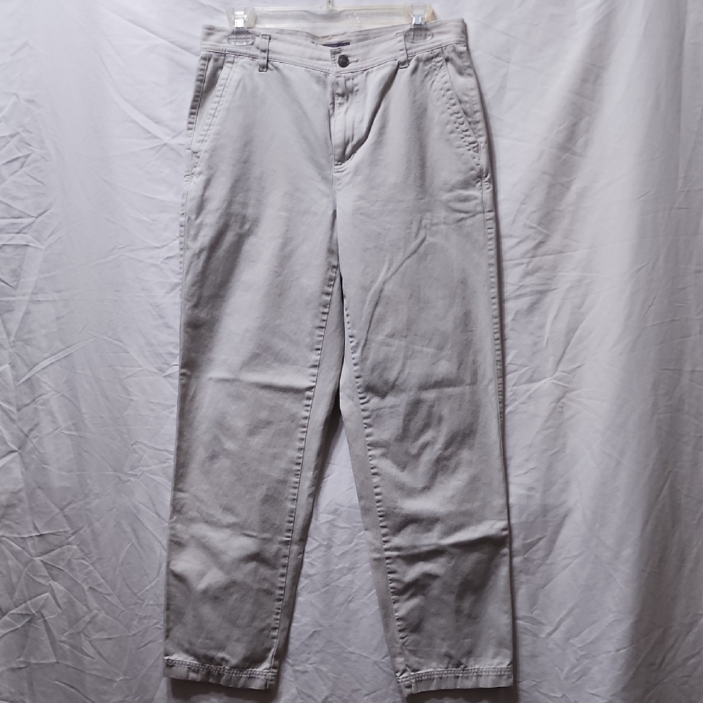 Liz Claiborne Cream Straight Leg Pants